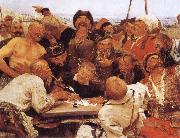 llya Yefimovich Repin Zaporozhian Cossacks oil painting artist